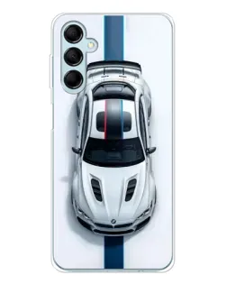 Чехол для Samsung Galaxy M16 с картинкой «Вид сверху — BMW M»