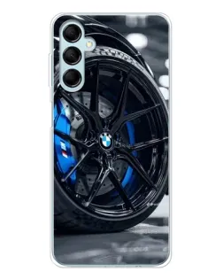 Чехол для Samsung Galaxy M16 с картинкой «Колесо BMW вблизи» Чехол для Samsung Galaxy M16 с картинкой «Колесо BMW вблизи»