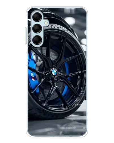 Чехол для Samsung Galaxy M16 с картинкой «Колесо BMW вблизи» Чехол для Samsung Galaxy M16 с картинкой «Колесо BMW вблизи»