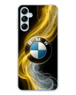Чехол для Samsung Galaxy M16 с картинкой «Золотистый дым BMW» Чехол для Samsung Galaxy M16 с картинкой «Золотистый дым BMW»