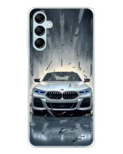 Чехол для Samsung Galaxy M16 с картинкой «BMW в свете фар» Чехол для Samsung Galaxy M16 с картинкой «BMW в свете фар»
