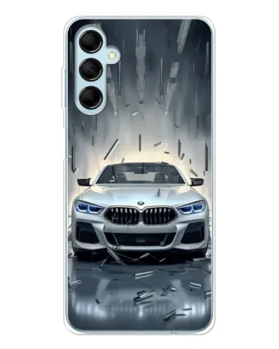 Чехол для Samsung Galaxy M16 с картинкой «BMW в свете фар» Чехол для Samsung Galaxy M16 с картинкой «BMW в свете фар»