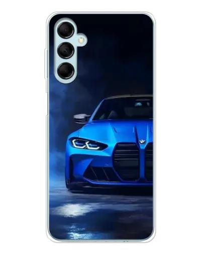 Чехол для Samsung Galaxy M16 с картинкой «Голубая BMW M4» Чехол для Samsung Galaxy M16 с картинкой «Голубая BMW M4»