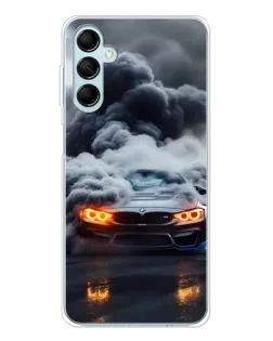 Чехол для Samsung Galaxy M16 с картинкой «BMW в дыму» Чехол для Samsung Galaxy M16 с картинкой «BMW в дыму»