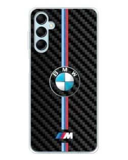 Чехол для Samsung Galaxy M16 с картинкой «Эмблема BMW и карбон» Чехол для Samsung Galaxy M16 с картинкой «Эмблема BMW и карбон»