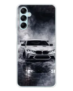 Чехол для Samsung Galaxy M16 с картинкой «BMW сквозь туман» Чехол для Samsung Galaxy M16 с картинкой «BMW сквозь туман»