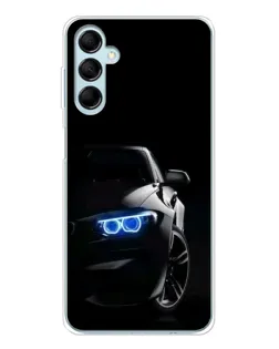 Чехол для Samsung Galaxy M16 с картинкой «BMW — ночной взгляд» Чехол для Samsung Galaxy M16 с картинкой «BMW — ночной взгляд»