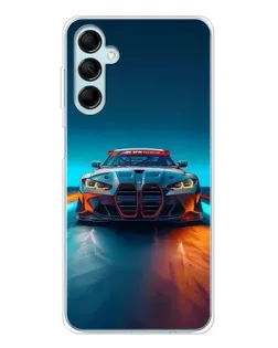 Чехол для Samsung Galaxy M16 с картинкой «BMW — огни неона» Чехол для Samsung Galaxy M16 с картинкой «BMW — огни неона»