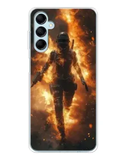 Чохол для Samsung Galaxy M16 з картинкою «BMW — швидкість у дощі» Чохол для Samsung Galaxy M16 з картинкою «BMW — швидкість у дощі»