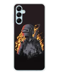 Чохол для Samsung Galaxy M16 з картинкою «PUBG — вогняний силует» Чохол для Samsung Galaxy M16 з картинкою «PUBG — вогняний силует»