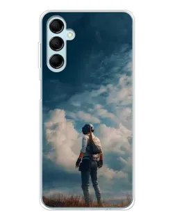 Чохол для Samsung Galaxy M16 з картинкою «Герой PUBG на скелі» Чохол для Samsung Galaxy M16 з картинкою «Герой PUBG на скелі»