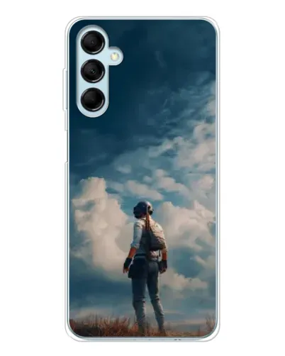 Чехол для Samsung Galaxy M16 с картинкой «Герой PUBG на скале» Чехол для Samsung Galaxy M16 с картинкой «Герой PUBG на скале»