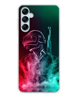 Чохол для Samsung Galaxy M16 з картинкою «PUBG — вогняний воїн» Чохол для Samsung Galaxy M16 з картинкою «PUBG — вогняний воїн»