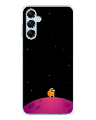 Чехол для Samsung Galaxy M16 с картинкой «Одинокий герой на планете» Чехол для Samsung Galaxy M16 с картинкой «Одинокий герой на планете»