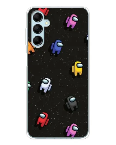 Чехол для Samsung Galaxy M16 с картинкой «Космический паттерн Among Us» Чехол для Samsung Galaxy M16 с картинкой «Космический паттерн Among Us»