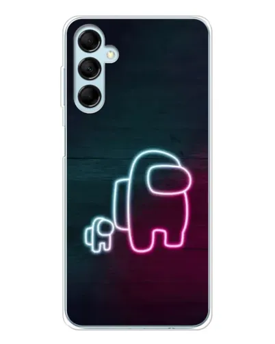 Чехол для Samsung Galaxy M16 с картинкой «Among Us неон-арт» Чехол для Samsung Galaxy M16 с картинкой «Among Us неон-арт»