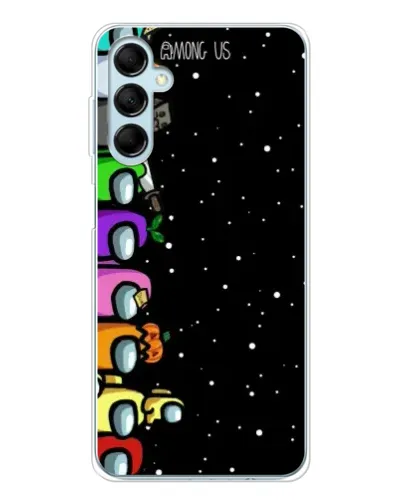Чехол для Samsung Galaxy M16 с картинкой «Команда Among Us» Чехол для Samsung Galaxy M16 с картинкой «Команда Among Us»