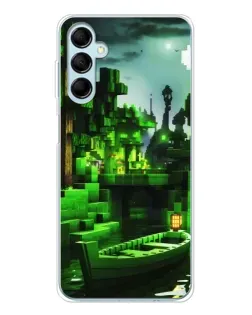 Чохол для Samsung Galaxy M16 з картинкою «Minecraft лісовий пейзаж» Чохол для Samsung Galaxy M16 з картинкою «Minecraft лісовий пейзаж»