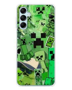 Чохол для Samsung Galaxy M16 з картинкою «Кріпери Minecraft» Чохол для Samsung Galaxy M16 з картинкою «Кріпери Minecraft»