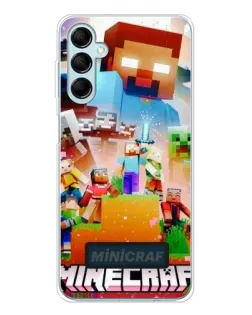 Чохол для Samsung Galaxy M16 з картинкою «Minecraft герої гри» Чохол для Samsung Galaxy M16 з картинкою «Minecraft герої гри»