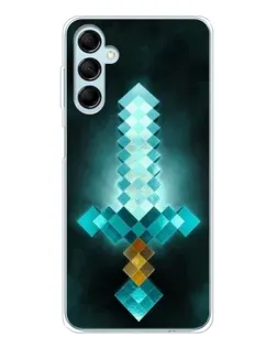 Чохол для Samsung Galaxy M16 з картинкою «Алмазний меч неон» Чохол для Samsung Galaxy M16 з картинкою «Алмазний меч неон»