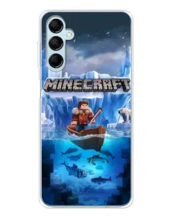 Чохол для Samsung Galaxy M16 з картинкою «Minecraft льодянийсвіт» Чохол для Samsung Galaxy M16 з картинкою «Minecraft льодянийсвіт»