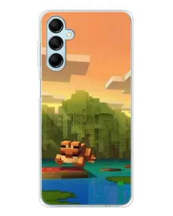 Чохол для Samsung Galaxy M16 з картинкою «Майнкрафт захід сонця» Чохол для Samsung Galaxy M16 з картинкою «Майнкрафт захід сонця»