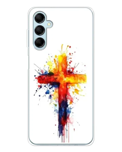 Чехол для Samsung Galaxy M16 с картинкой «Акварельный крест» Чехол для Samsung Galaxy M16 с картинкой «Акварельный крест»