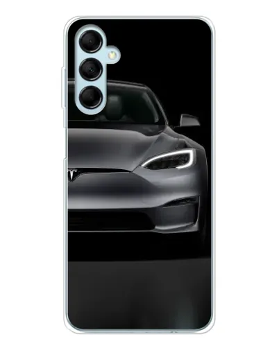 Чехол для Samsung Galaxy M16 с картинкой «Tesla Model S Look»