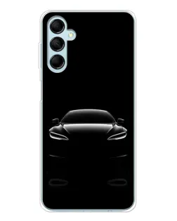 Чехол для Samsung Galaxy M16 с картинкой «Силуэт Tesla Night»