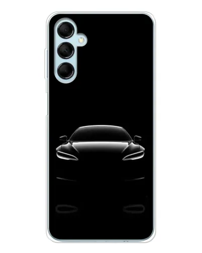 Чехол для Samsung Galaxy M16 с картинкой «Силуэт Tesla Night»
