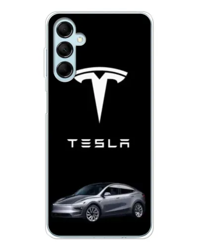 Чехол для Samsung Galaxy M16 с картинкой «Tesla Model Y»