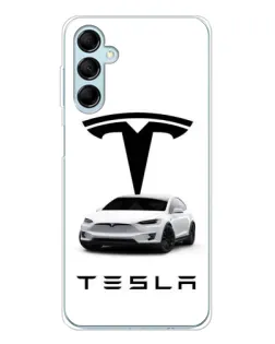 Чехол для Samsung Galaxy M16 с картинкой «Tesla White Style» Чехол для Samsung Galaxy M16 с картинкой «Tesla White Style»