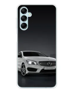 Чехол для Samsung Galaxy M16 с картинкой «Mercedes AMG GT Silver»