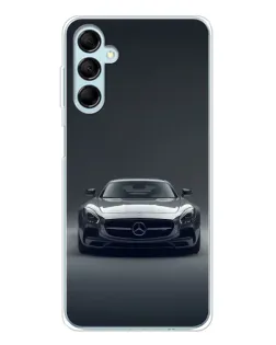 Чехол для Samsung Galaxy M16 с картинкой «Mercedes на черном»