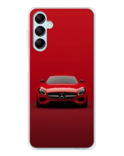 Чехол для Samsung Galaxy M16 с картинкой «Красный Mercedes AMG»