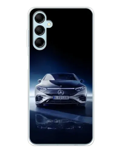 Чехол для Samsung Galaxy M16 с картинкой «Ночной Mercedes EQ» Чехол для Samsung Galaxy M16 с картинкой «Ночной Mercedes EQ»