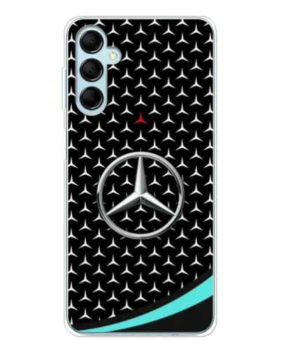 Чехол для Samsung Galaxy M16 с картинкой «Mercedes — бирюзовый акцент» Чехол для Samsung Galaxy M16 с картинкой «Mercedes — бирюзовый акцент»