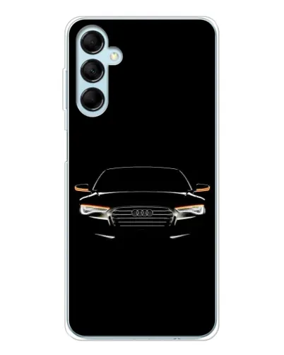 Чехол для Samsung Galaxy M16 с картинкой «Audi — ночной контур»