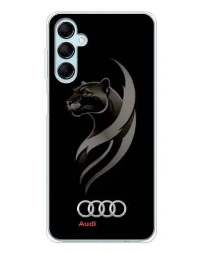 Чехол для Samsung Galaxy M16 с картинкой «Графика — пантера и Audi»