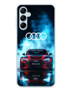 Чохол для Samsung Galaxy M16 з картинкою «Audi Sport — неон»