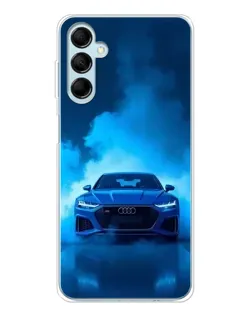 Чохол для Samsung Galaxy M16 з картинкою «Audi — блакитна енергія»