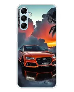 Чохол для Samsung Galaxy M16 з картинкою «Audi — захід сонця»
