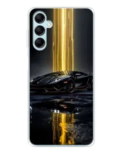 Чехол для Samsung Galaxy M16 с картинкой «Ночной Lamborghini драйв»