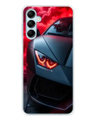 Чехол для Samsung Galaxy M16 с картинкой «Lamborghini красное сияние»