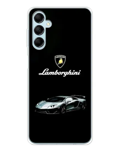 Чехол для Samsung Galaxy M16 с картинкой «Логотип Lamborghini классика»
