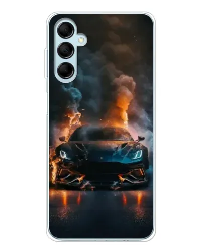 Чехол для Samsung Galaxy M16 с картинкой «Lamborghini дымная эстетика»