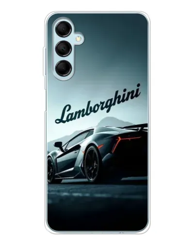 Чехол для Samsung Galaxy M16 с картинкой «Классическая надпись Lamborghini»
