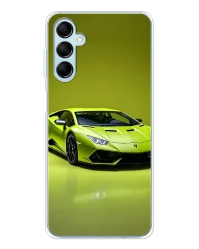 Чехол для Samsung Galaxy M16 с картинкой «Салатовый Lamborghini Huracan»