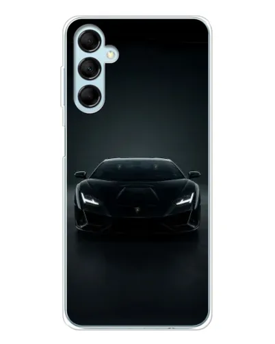 Чехол для Samsung Galaxy M16 с картинкой «Черный Lamborghini Aventador»
